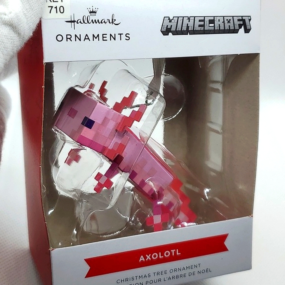 Minecraft AXOLOTL Keepsake Christmas Tree Ornament By Hallmark